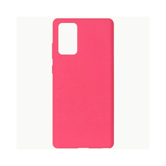 Capa de Silicone Macio para Samsung Galaxy Note 20 Rosa